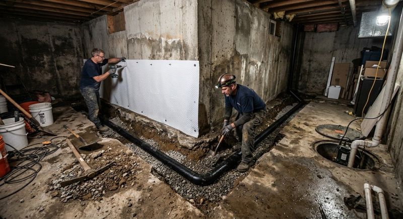 Laundry Drain Installation