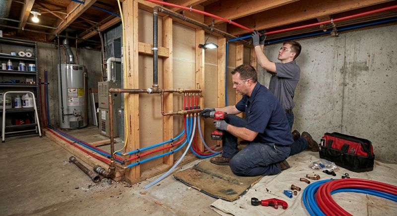 Shower Plumbing Installation For Bathroom Remodels