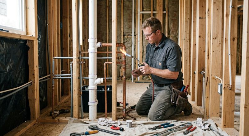 Shower Plumbing Installation for Bathroom Remodels